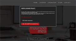 Desktop Screenshot of mauriziomeo.it